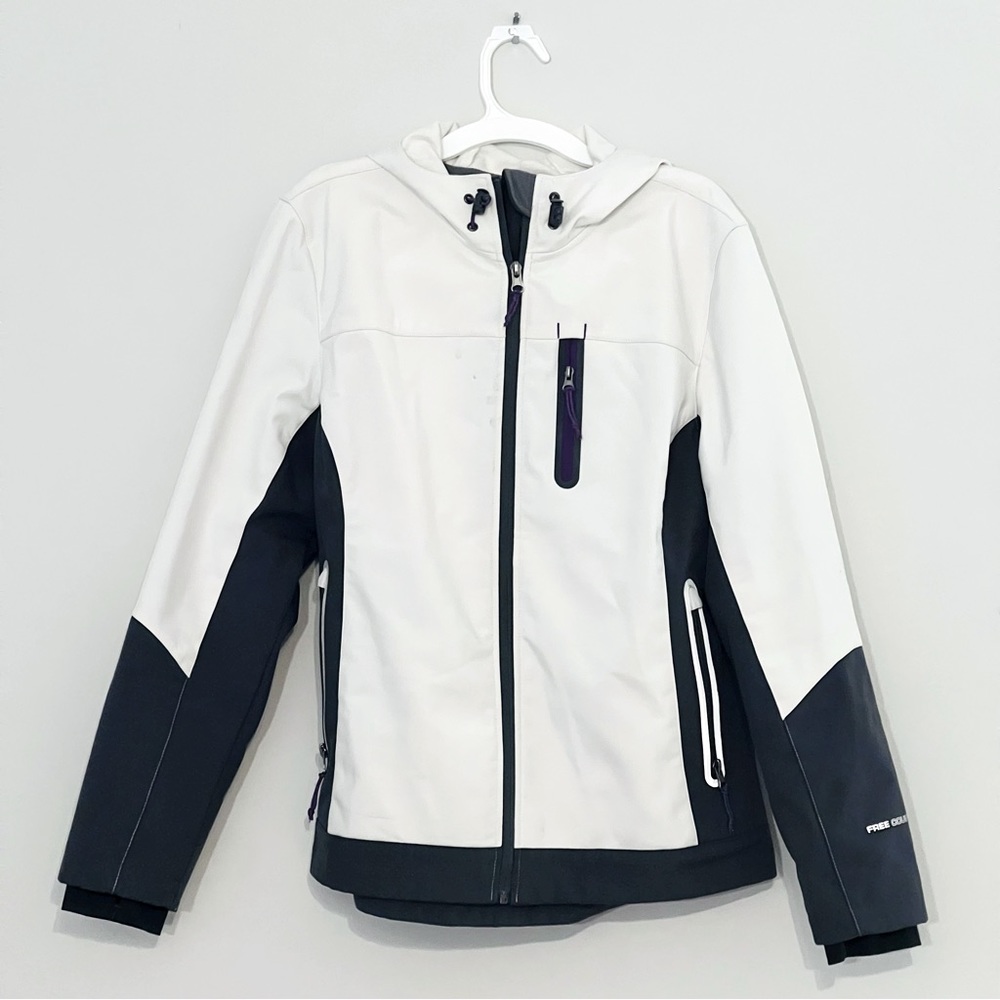 Free Country White Winter Jacket - Size Medium